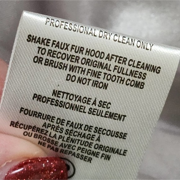 CALVIN Klein Thistle Faux Fur-Trimmed Wool Blend Belted Coat plus size XXL, XL - Picture 14 of 15